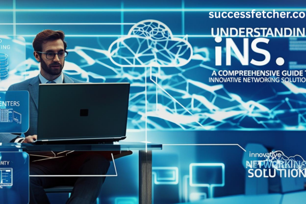 Innovative networking concept visualized with interconnected digital nodes